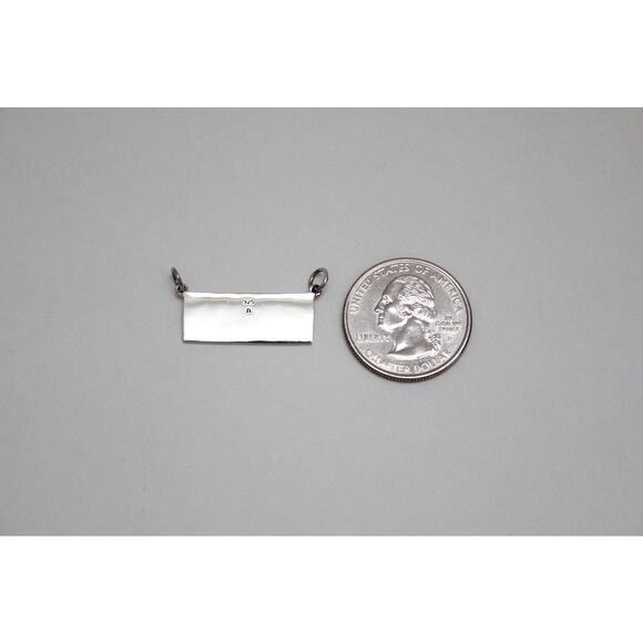 Silver Message Pendant - The Mountains are Calling and I Must Go Charm - Picture 4 of 4